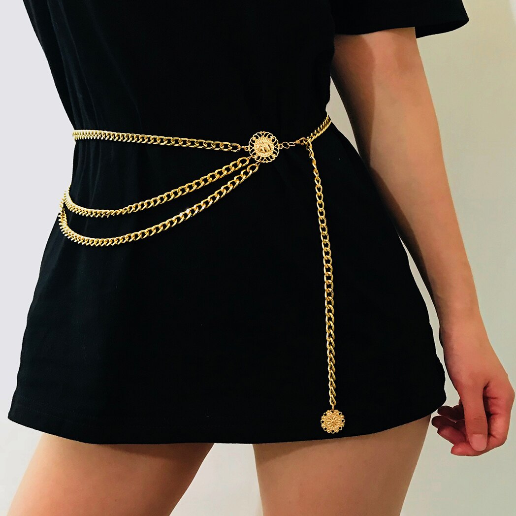 Ethnic Fashion Accessories - Boho seksi ayçiçeği kraliçe kafa sikke