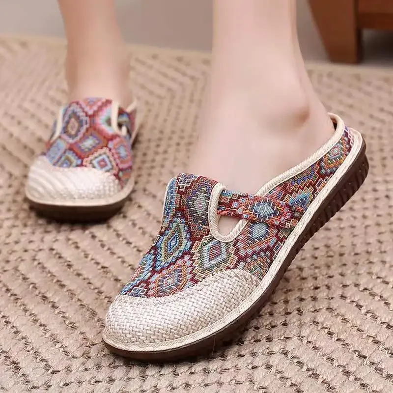 Ethnic Fashion Walk - Bayan etnik tarzı terlik moda kadın