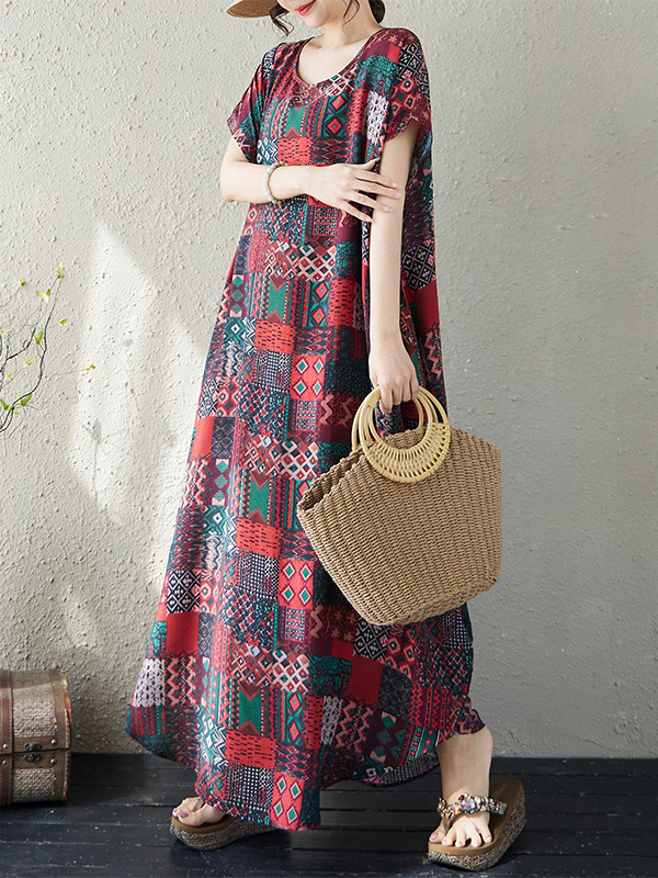 Gevşek Kesim Yuvarlak Yaka Pam - Ethnic Fashion Walk incelemesi ve fiyatı
