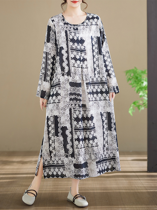 Uzun Kollu Pamuklu Baskılı Elb - Ethnic Fashion Walk incelemesi ve fiyatı