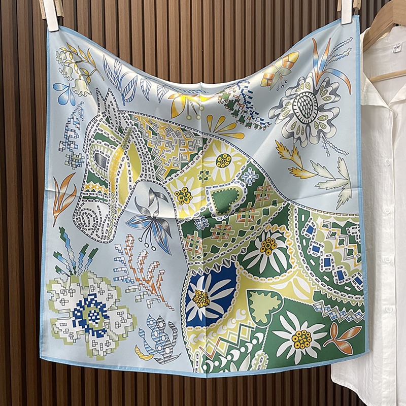 Yeşil Boho At Desenli Kare Eşa - Ethnic Fashion Accessories incelemesi ve fiyatı