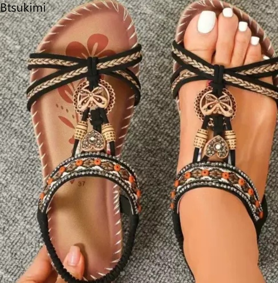 Kadın Bohemian Sandalet Açık P - Ethnic Fashion For Women incelemesi ve fiyatı