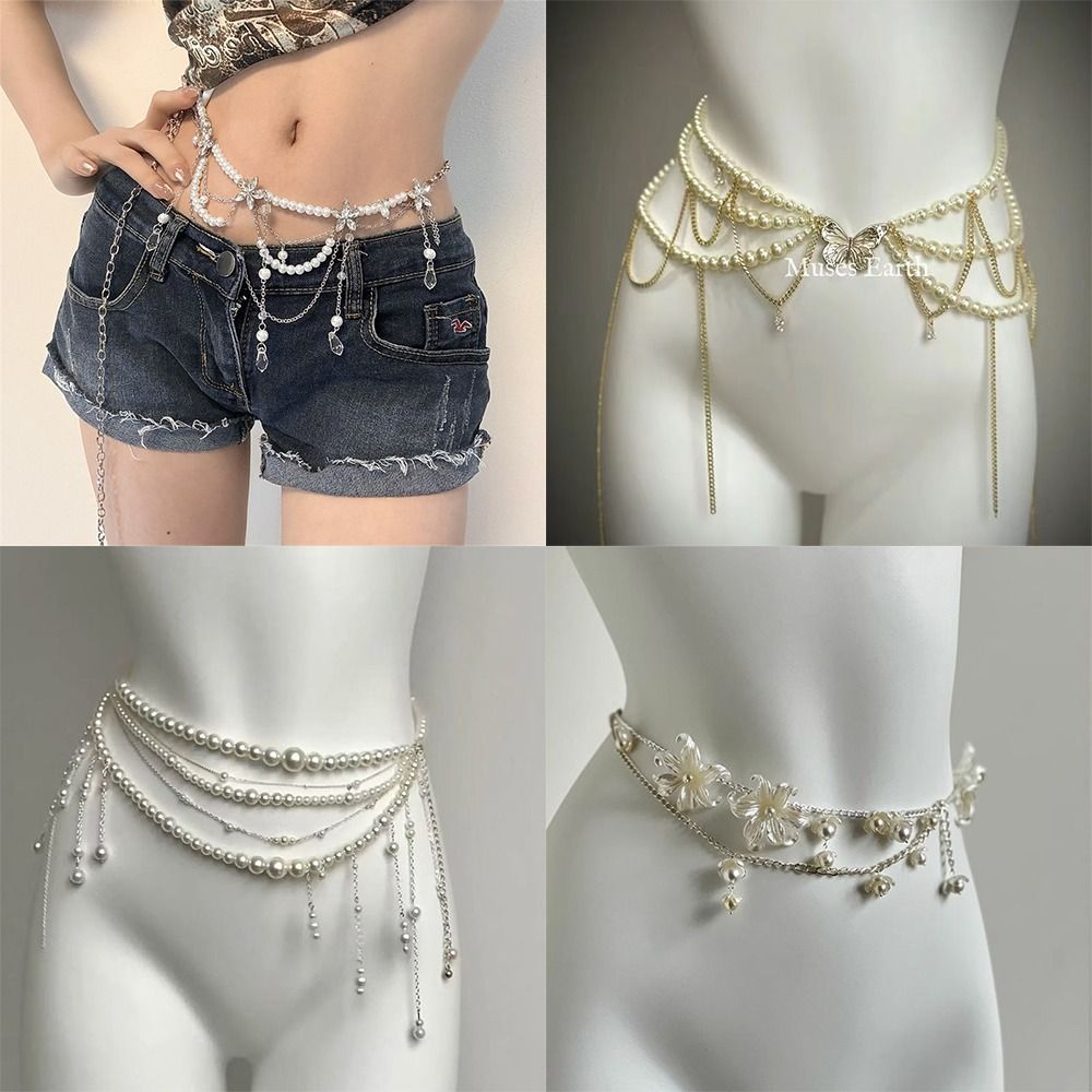 Moda Zarif İnci Bel Zincirleri - Ethnic Fashion Accessories incelemesi ve fiyatı