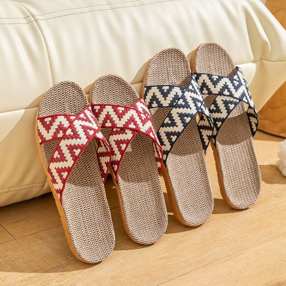 Etnik Tarz Keten Çapraz Terlik - Ethnic Fashion Women incelemesi ve fiyatı
